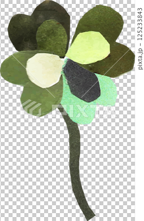 四葉草手工插畫 125233843