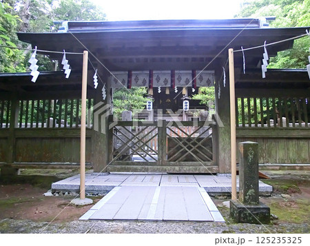 伊豆下田の白濱神社の本殿（静岡県下田市） 125235325