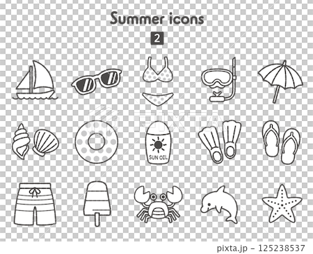 圖標集錦 - 夏季 2 圖標集錦 - 夏季 2 125238537
