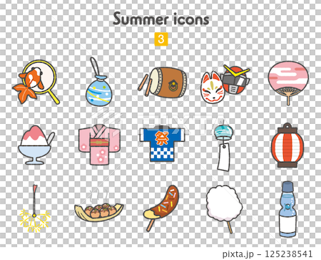 Icon Collection - Summer 3 125238541