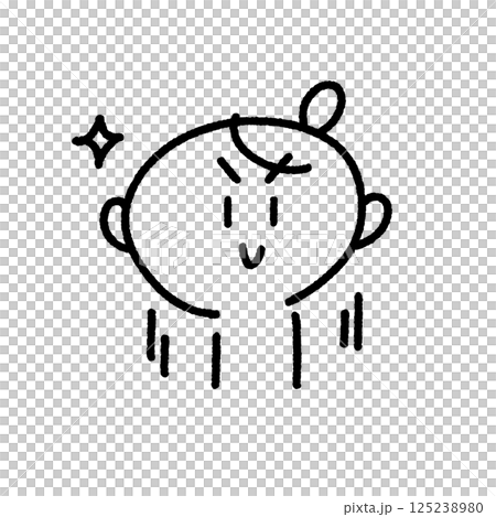 キリッとする女性・やる気・自信満々 125238980