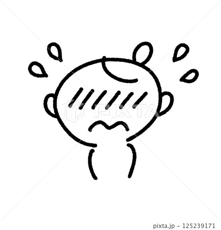 顔を真っ赤にして照れる女性・恥ずかしい・緊張 125239171