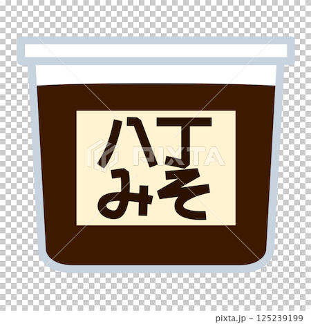 Simple Hatcho Miso icon 125239199