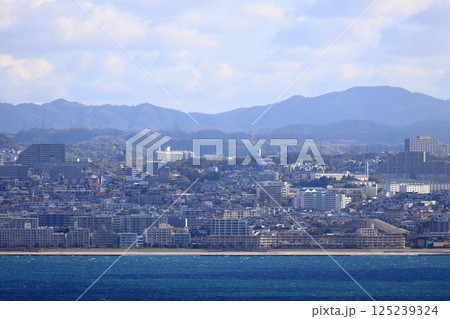 道の駅あわじより対岸風景 道の駅あわじより対岸風景 125239324