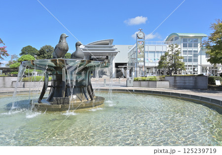 佐野散歩：佐野駅前広場 噴水　栃木県佐野市 125239719