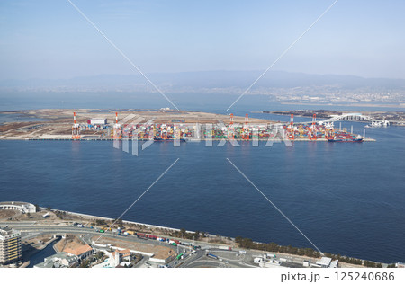 2025年大阪・関西万博会場の建設前の夢洲の風景 2025年大阪・関西万博会場の建設前の夢洲の風景 125240686