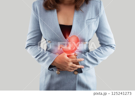 Stomach discomfort indicated. Possible stomach ache. Stomach discomfort indicated. Possible stomach ache. 125241273