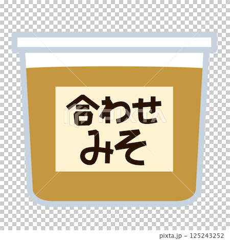 Simple mixed miso icon 125243252