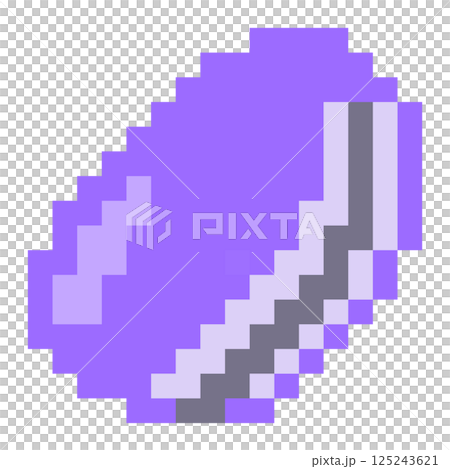 ドットで表現されたあけびのイラスト ドットで表現されたあけびのイラスト 125243621