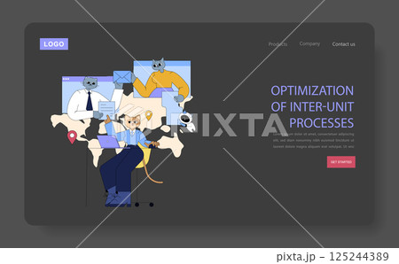 AI in global business enhances collaboration and efficiency through inter-unit optimization. Key concepts include remote communication, data management, and streamlined processes fostering AI in global business enhances collaboration and efficiency through inter-unit optimization. Key concepts include remote communication, data management, and streamlined processes fostering 125244389