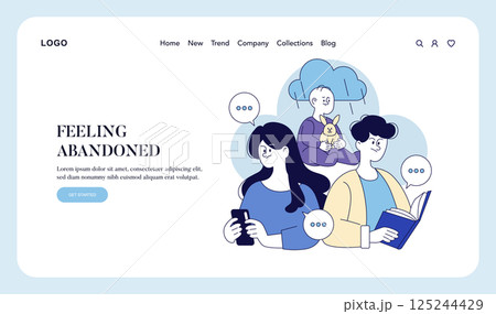 Neglectful parenting style and its emotional impact on children. Illustrates feelings of abandonment and isolation. Highlights different responses to emotional needs in parenting. Vector illustration. Neglectful parenting style and its emotional impact on children. Illustrates feelings of abandonment and isolation. Highlights different responses to emotional needs in parenting. Vector illustration. 125244429