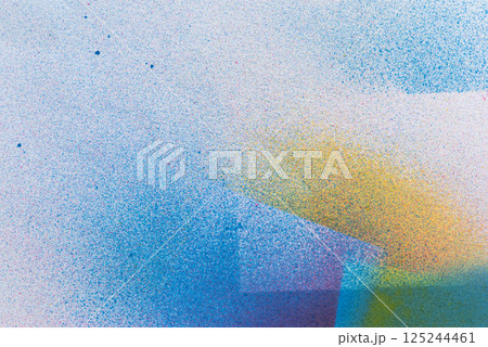 スプレー塗料のカラフルな背景 スプレー塗料のカラフルな背景 125244461