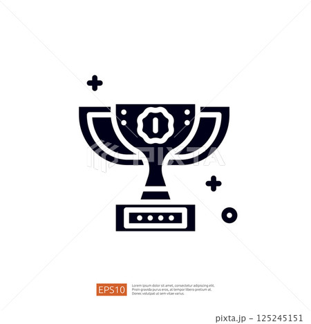 A stylized trophy icon representing achievement and victory, often used in sports or competitive contexts. A stylized trophy icon representing achievement and victory, often used in sports or competitive contexts. 125245151
