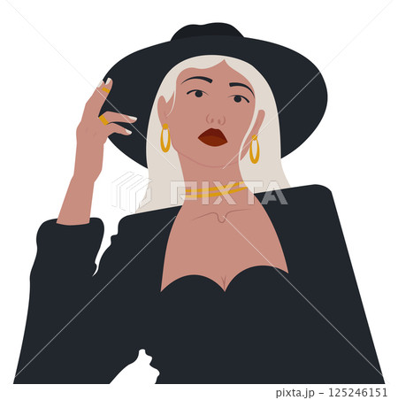 Woman aging process concept illustration. Natural aging, diversity vector illustration. Simple cartoon style Woman aging process concept illustration. Natural aging, diversity vector illustration. Simple cartoon style 125246151