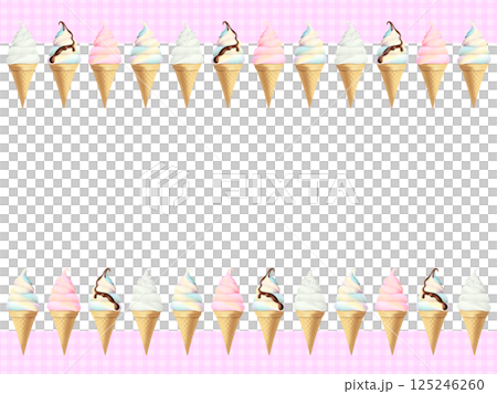 Soft serve ice cream background E-3 Soft serve ice cream background E-3 125246260