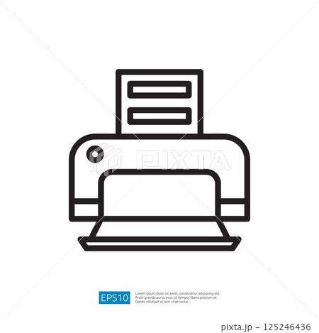Compact Office Printer For Efficient Document Printing In A Modern Workspace For Home And Business Use Compact Office Printer For Efficient Document Printing In A Modern Workspace For Home And Business Use 125246436