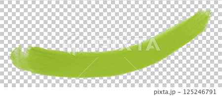 green brush isolated on transparent background 125246791
