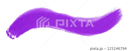 purple brush isolated on transparent background 125246794