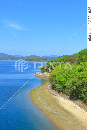 大芝大橋から望む 春の瀬戸内風景 125246864