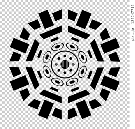 家紋　輪宝 125247712