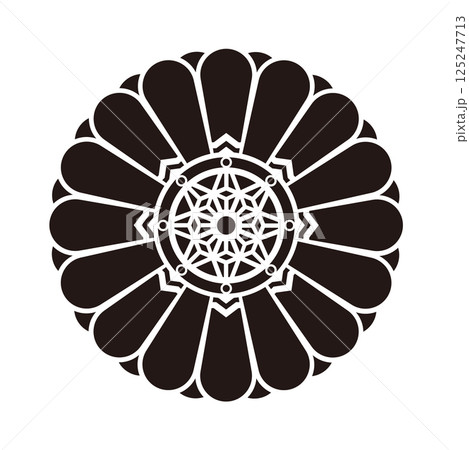 家紋　輪宝 125247713