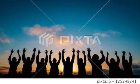 団結、希望、力を与える象徴 団結、希望、力を与える象徴 125248241