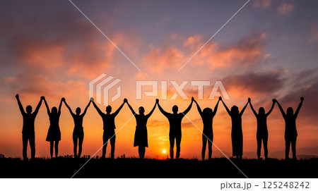 団結、希望、力を与える象徴 団結、希望、力を与える象徴 125248242