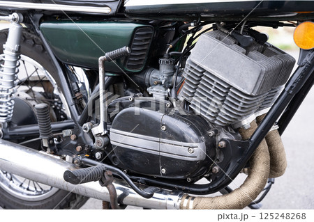 バイク　旧車　排ガス規制 125248268