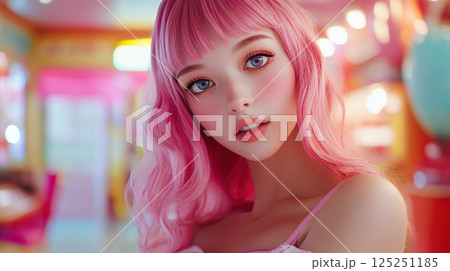 コスプレをしたアジア人女性03 125251185