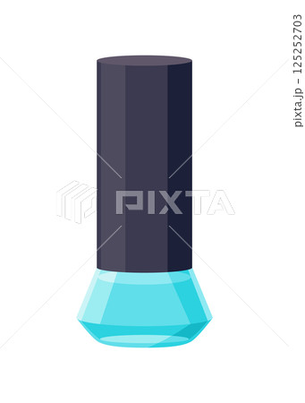 Cartoon perfume bottle, scented water and perfumes retro packaging. Fashion vintage bottle, decorative girly cosmetics flat decent vector Cartoon perfume bottle, scented water and perfumes retro packaging. Fashion vintage bottle, decorative girly cosmetics flat decent vector 125252703