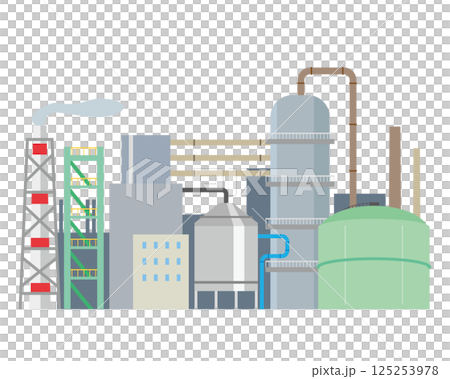 工廠 矢量 工業 125253978