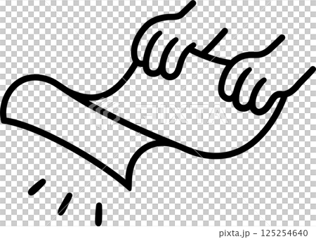 Hands shaking out rug doodle Hands shaking out rug doodle 125254640