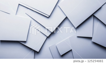 abstract background of white geometric shapes 125254881