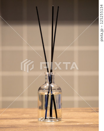Air Freshener Reed Diffuser Glass Bottle. High quality photo 125255134