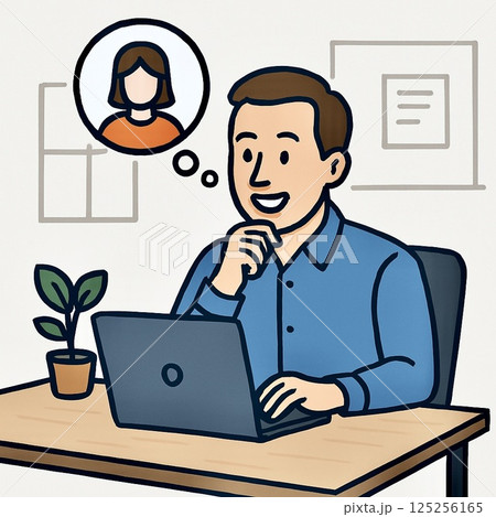 採用persona検討中男性 125256165