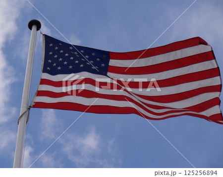 アメリカの国旗 アメリカの国旗 125256894