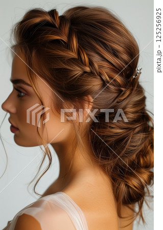 An Abstract White Background Ideal for Various Creative Projects and Artistic Endeavors 125256925