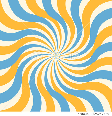 Circus background and spiral retro rays vector pattern. Vintage poster of red white sun or star burst radial lines with grunge texture, circus, carnival, summer fair or chapiteau backdrop Circus background and spiral retro rays vector pattern. Vintage poster of red white sun or star burst radial lines with grunge texture, circus, carnival, summer fair or chapiteau backdrop 125257529