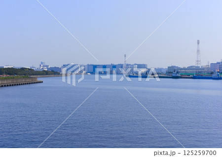 千葉県船橋市から見る東京湾2025年3月 125259700