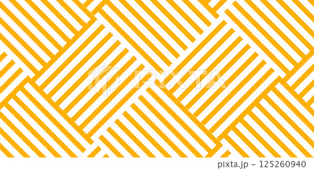 Crossed straight orange lines. Ramen, spaghetti or noodle pattern. Simple pasta, tagliatelle or capellini background. Traditional Italian, Chinese of Japan food print. Vector flat illustration 125260940