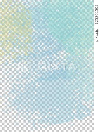 水色や黄色、緑色の水彩テクスチャ背景 125261503