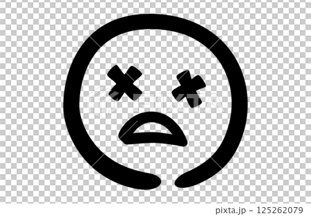 陷入困境的人的簡單向量插圖 125262079