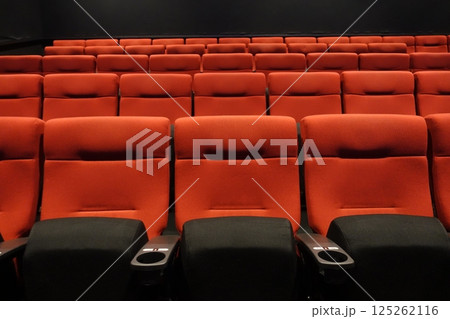 映画館・シアターのシート 劇場の座席 映画館・シアターのシート 劇場の座席 125262116