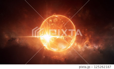 輝く太陽 - 宇宙のエネルギー源 125262187