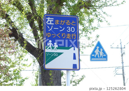 道路標識 道路標識 125262804