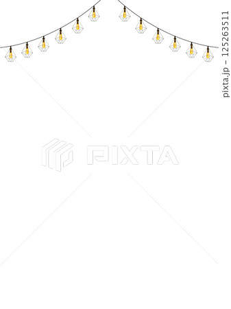 シンプル 照明 ペンダントライト 水彩画 イラスト シンプル 照明 ペンダントライト 水彩画 イラスト 125263511