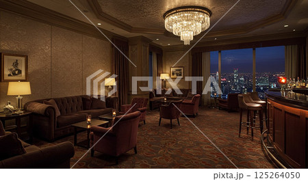 最上階にある高級会員制クラブ ラウンジ 最上階にある高級会員制クラブ ラウンジ 125264050