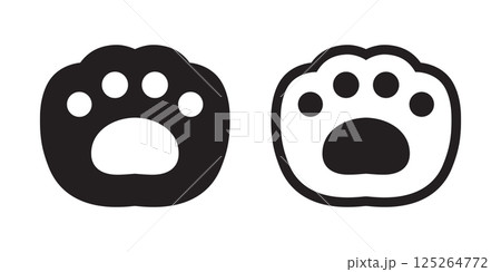 bear paw icon vector dog footprint cat kitten claw pet cartoon logo puppy symbol character illustration doodle clip art design bear paw icon vector dog footprint cat kitten claw pet cartoon logo puppy symbol character illustration doodle clip art design 125264772