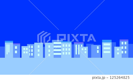 街並み 水色 青色 青空 街並み 水色 青色 青空 125264825