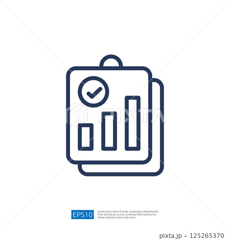 Data Analyst Icon Featuring Reports, Graphs, and Analysis Indicators Representing Business Metrics and Performance Insights Data Analyst Icon Featuring Reports, Graphs, and Analysis Indicators Representing Business Metrics and Performance Insights 125265370